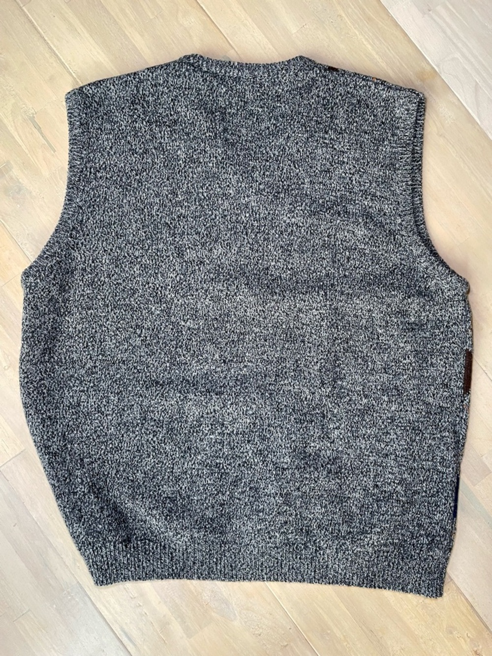 Paradox argyle Sweater Vest Large 100% Lambswool Golf - Picture 4 of 5